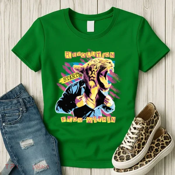 Revolution Starts From Within Lion Quote Women's T-Shirt