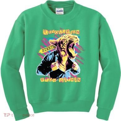 Revolution Starts From Within Lion Quote Kids Sweatshirt