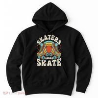 Roller Skating Funny Skaters Gonna Skate Retro 70s 80s Hoodie thumb 0