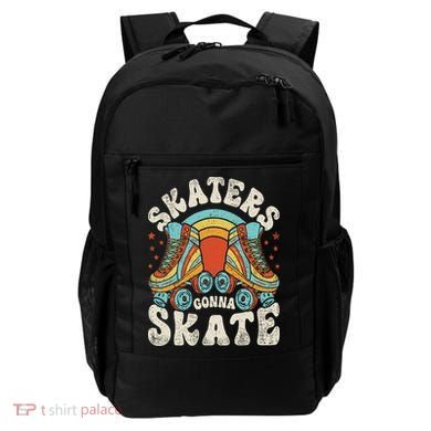 Roller Skating Funny Skaters Gonna Skate Retro 70s 80s Backpack