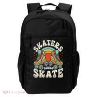 Roller Skating Funny Skaters Gonna Skate Retro 70s 80s Backpack thumb 0