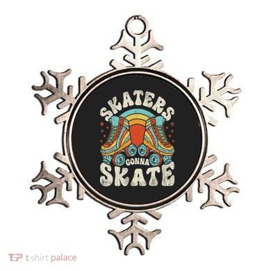 Roller Skating Funny Skaters Gonna Skate Retro 70s 80s Ornament