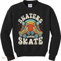 Roller Skating Funny Skaters Gonna Skate Retro 70s 80s Kids Sweatshirt thumb 0