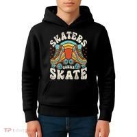 Roller Skating Funny Skaters Gonna Skate Retro 70s 80s Kids Hoodie thumb 4