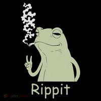 Rippit Stoner Frog Funny Graphic Backpack thumb 2