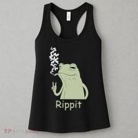 Rippit Stoner Frog Funny Graphic Women's Tank Top thumb 3