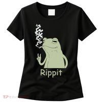 Rippit Stoner Frog Funny Graphic Women's T-Shirt thumb 0