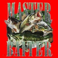 Retro Sunset Fishing Master Baiter Fish Funny Fisherman Santa Hat thumb 1