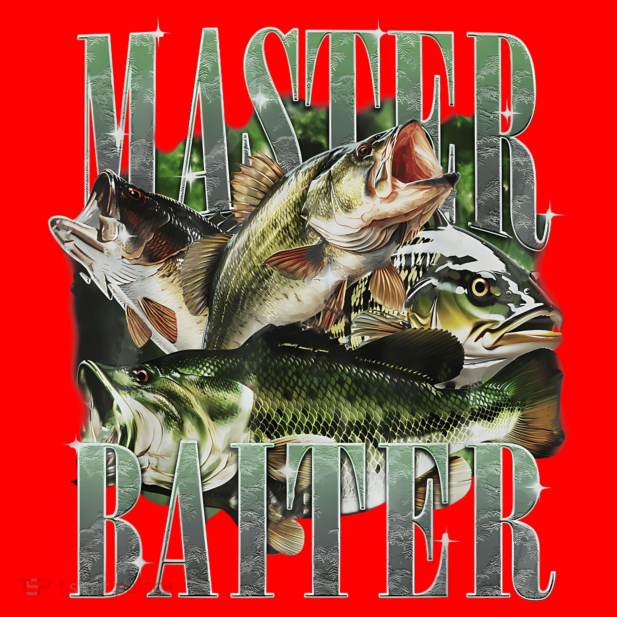 Retro Sunset Fishing Master Baiter Fish Funny Fisherman Santa Hat