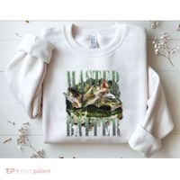 Retro Sunset Fishing Master Baiter Fish Funny Fisherman Sweatshirt thumb 2