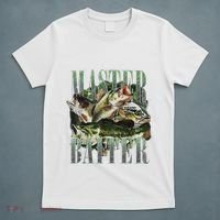 Retro Sunset Fishing Master Baiter Fish Funny Fisherman T-Shirt thumb 5