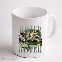 Retro Sunset Fishing Master Baiter Fish Funny Fisherman Coffee Mug thumb 1