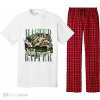 Retro Sunset Fishing Master Baiter Fish Funny Fisherman Pajama Set thumb 0