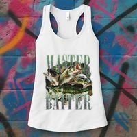 Retro Sunset Fishing Master Baiter Fish Funny Fisherman Women's Tank Top thumb 3