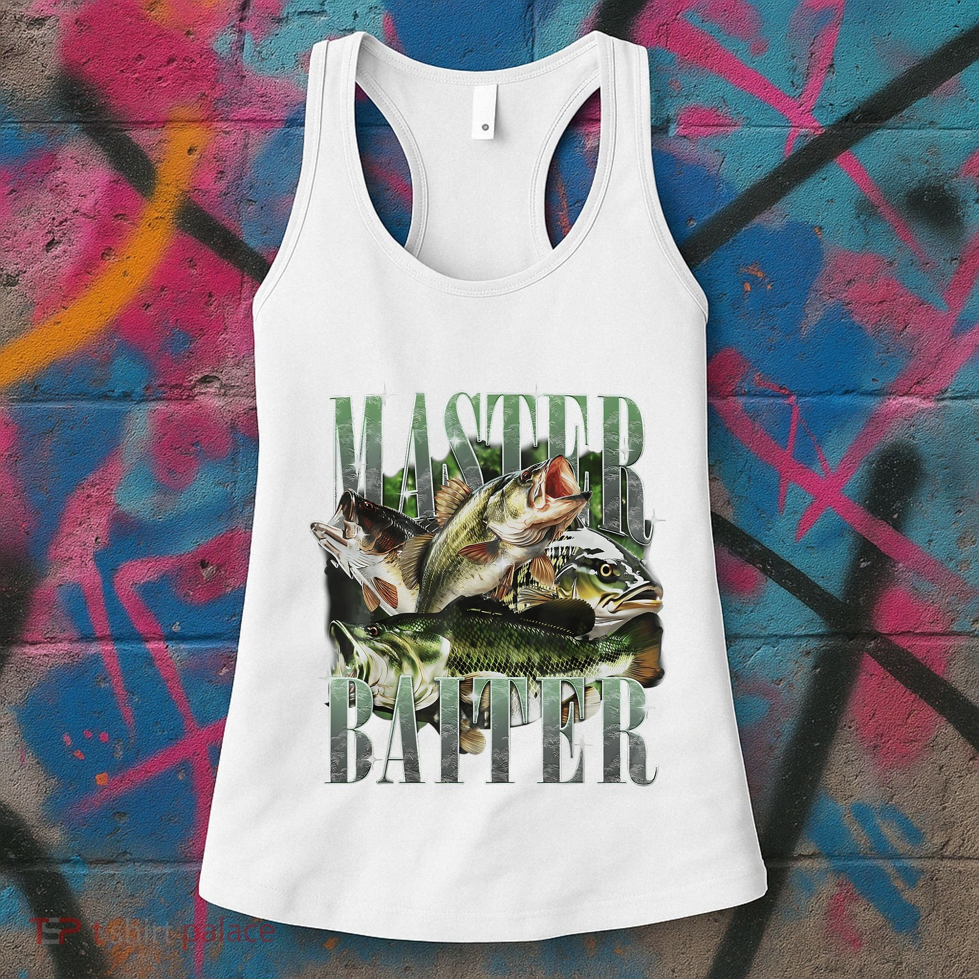 Retro Sunset Fishing Master Baiter Fish Funny Fisherman Women's Tank Top