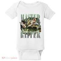Retro Sunset Fishing Master Baiter Fish Funny Fisherman Baby Bodysuit thumb 0