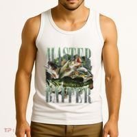 Retro Sunset Fishing Master Baiter Fish Funny Fisherman Tank Top thumb 3
