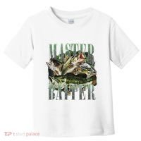 Retro Sunset Fishing Master Baiter Fish Funny Fisherman Toddler T-Shirt thumb 0