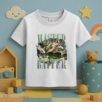 Retro Sunset Fishing Master Baiter Fish Funny Fisherman Toddler T-Shirt thumb 3