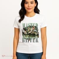 Retro Sunset Fishing Master Baiter Fish Funny Fisherman Women's T-Shirt thumb 4