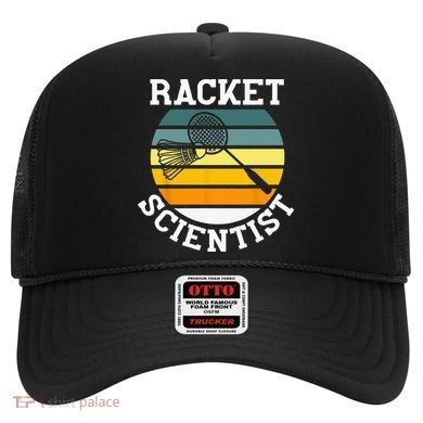 Racket Scientist Funny Retro Vintage Style Badminton Player Hat