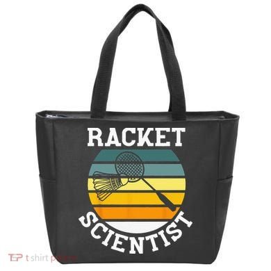 Racket Scientist Funny Retro Vintage Style Badminton Player Tote Bag