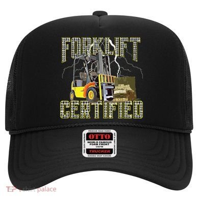 Retro Style Funny Forklift Operator Forklift Certified Hat