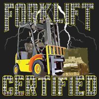 Retro Style Funny Forklift Operator Forklift Certified Hat thumb 2