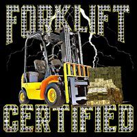 Retro Style Funny Forklift Operator Forklift Certified USA-Made Doggie Bandana thumb 2