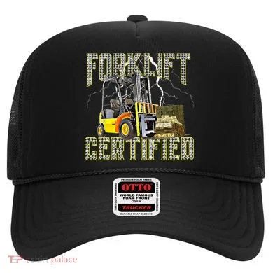 Retro Style Funny Forklift Operator Forklift Certified Hat
