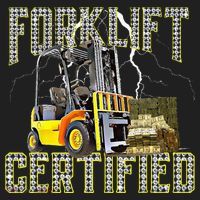 Retro Style Funny Forklift Operator Forklift Certified Hat thumb 2