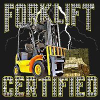Retro Style Funny Forklift Operator Forklift Certified Tank Top thumb 6