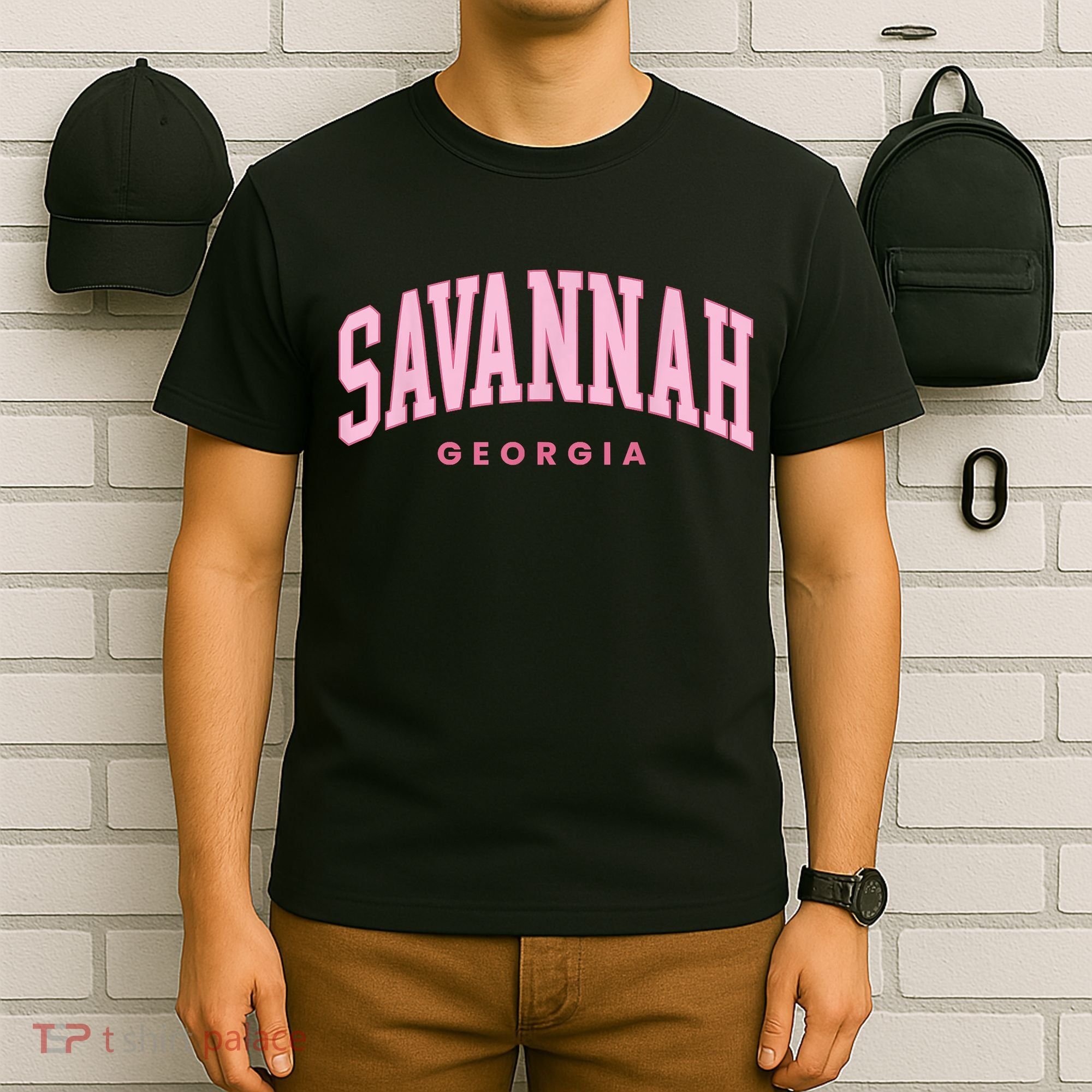 Retro Savannah Georgia Vintage Preppy Throwback T-Shirt