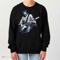 Rocking Savior Guitar Legend Jesus Rocks Women's Sweatshirt thumb 0