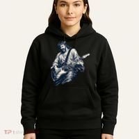 Rocking Savior Guitar Legend Jesus Rocks Hoodie thumb 5