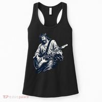 Rocking Savior Guitar Legend Jesus Rocks Women's Tank Top thumb 0