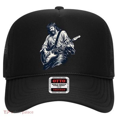 Rocking Savior Guitar Legend Jesus Rocks Hat