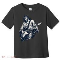 Rocking Savior Guitar Legend Jesus Rocks Toddler T-Shirt thumb 0