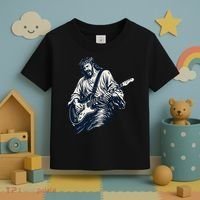 Rocking Savior Guitar Legend Jesus Rocks Toddler T-Shirt thumb 3