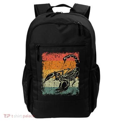 Retro Scorpio Gift Vintage Scorpion Backpack