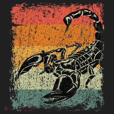 Retro Scorpio Gift Vintage Scorpion 15oz Campfire Ceramic Mug