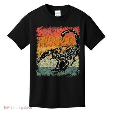 Retro Scorpio Gift Vintage Scorpion Kids T-Shirt