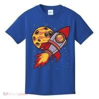 Rocket Spaceship Galaxy Retro Kids T-Shirt thumb 0