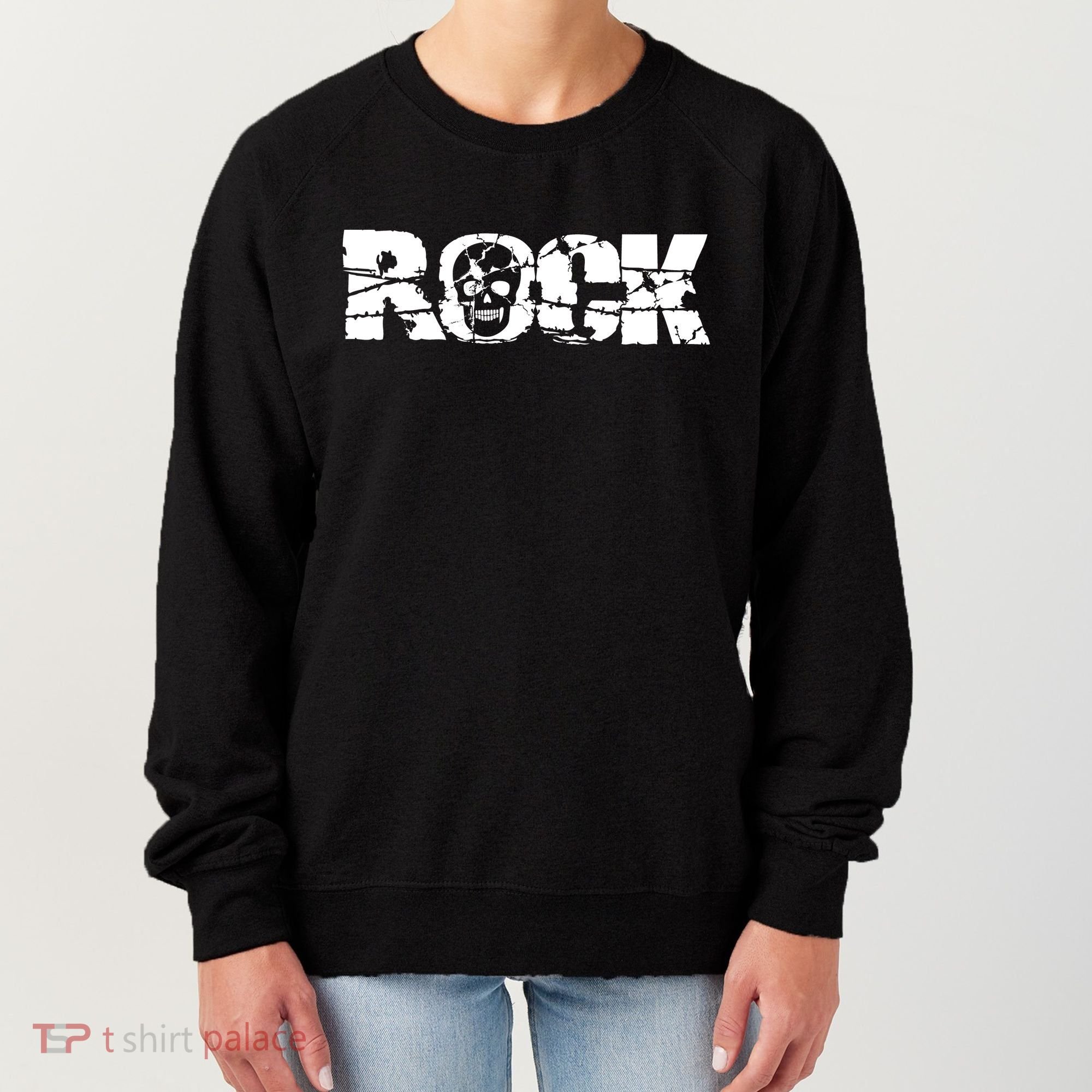Rock Skull Grunge Women's Sweatshirt