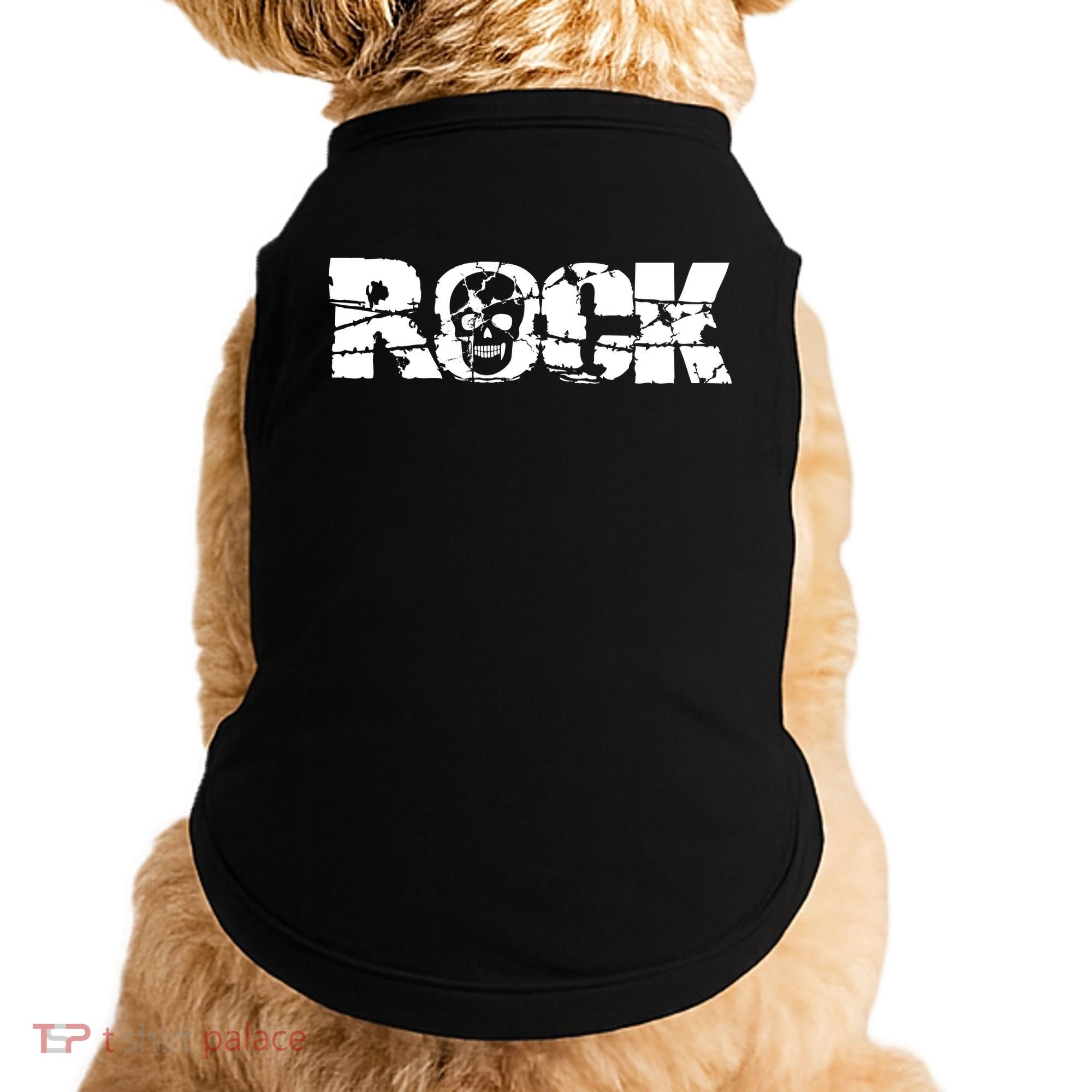 Rock Skull Grunge Doggie Tank