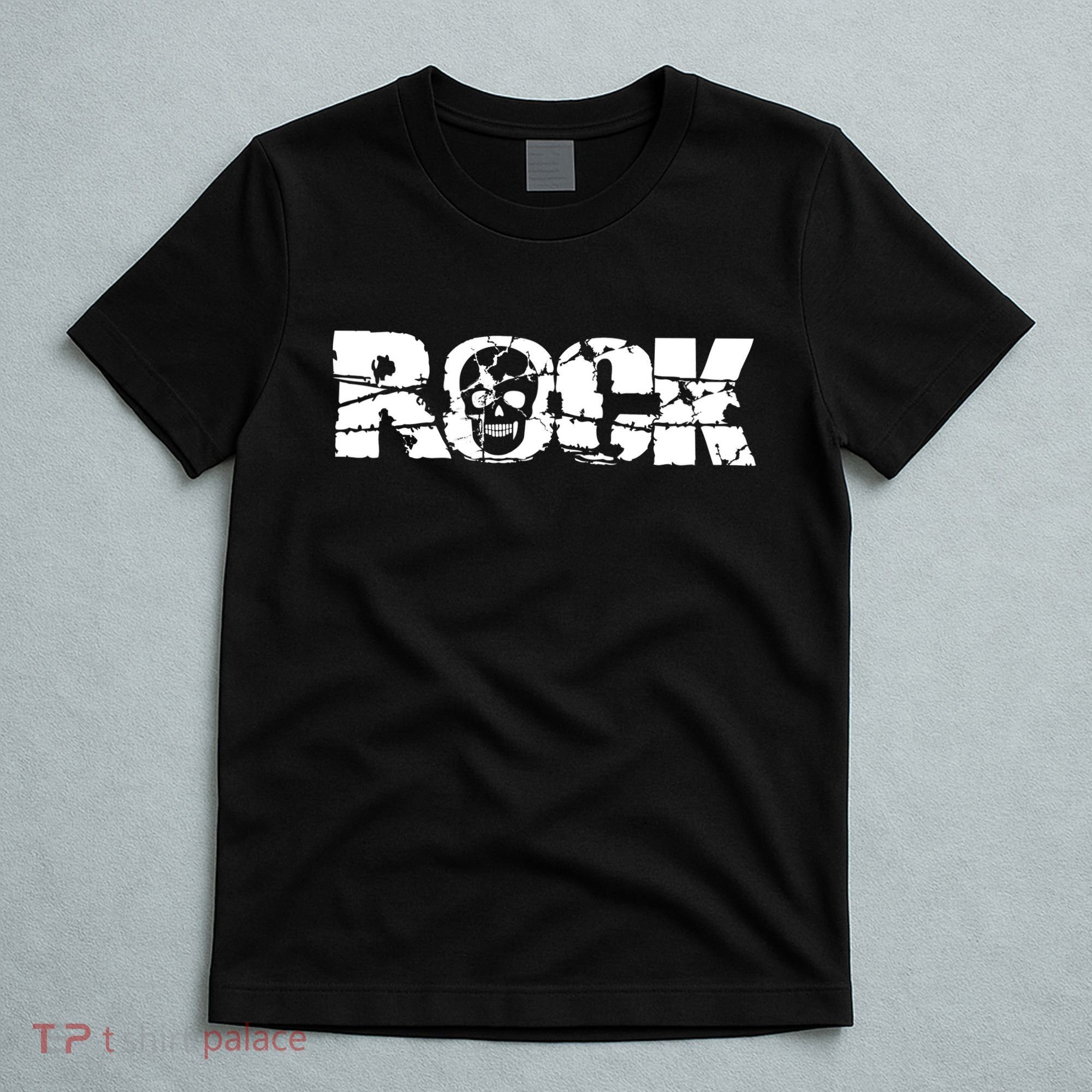 Rock Skull Grunge T-Shirt