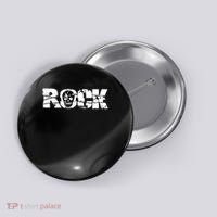 Rock Skull Grunge Button thumb 0