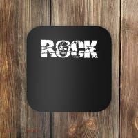 Rock Skull Grunge Coaster thumb 0