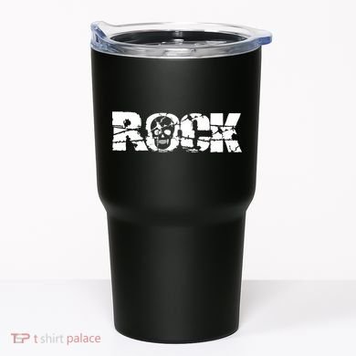 Rock Skull Grunge Tumbler