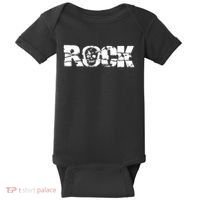 Rock Skull Grunge Baby Bodysuit thumb 0